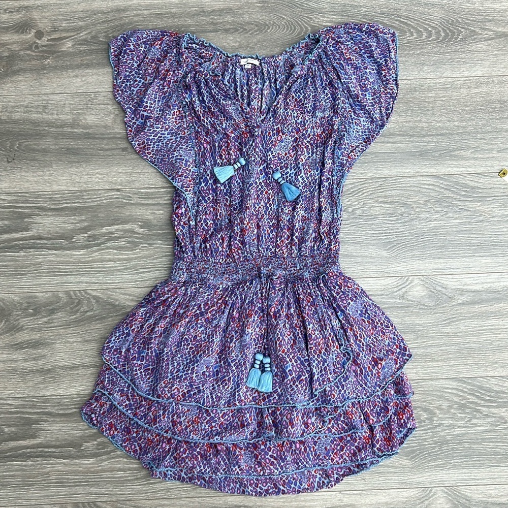 POUPETTE ST BARTH Elsa Layered Mini Dress size M - Picture 7 of 14